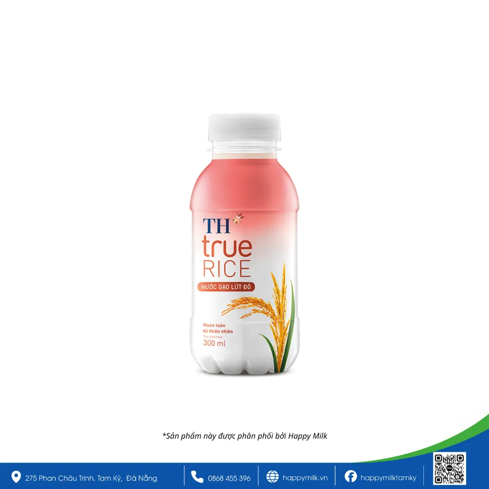 TH TRUE RICE RED BROWN RICE WATER 300ML